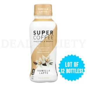 Kitu Super Coffee Protein With MCT Oil Vanilla Latte 12oz Lot of 12 - Picture 1 of 3