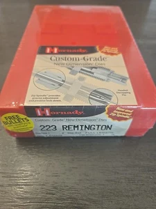 NUEVO SELLADO HORNADY 223 REMINGTON JUEGO DE 2 TROQUELES LONGITUD COMPLETA #546228 *ENVÍO RÁPIDO* - Imagen 1 de 3