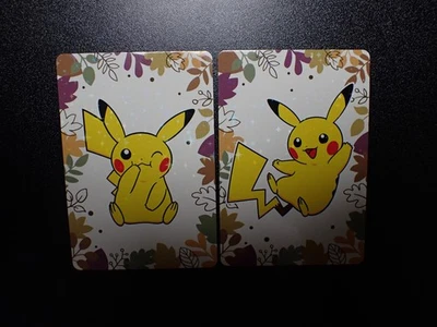 Pokemon Card Pronto Promo Holo Prism Shining Pikachu x2 SET #5957 EX - Image 1 of 4