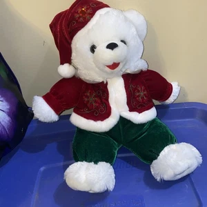 Dan Dee SNOWFLAKE TEDDY 2009 Collector's Bear Boy Christmas Plush 18” Tall - Picture 1 of 4