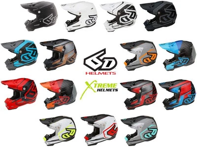 Capacete 6D ATR-2 Off Road forro removível leve XS-2XL DOT ECE ACU - Imagem 1 de 4