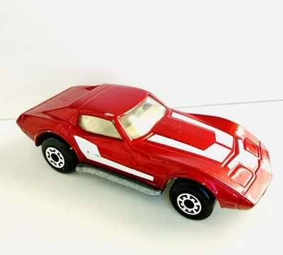 Coche de juguete vintage Matchbox Superfast Lesney (1976) rojo Corvette Stingray No. 62 Foto 1 de 4