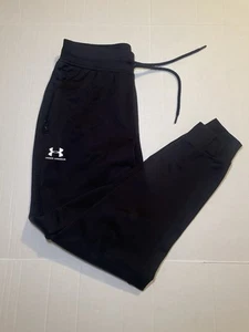 Under Amour Jogginghose Herren M schwarz Jogger Kordelzug Tapered Coldgear Loose* - Bild 1 von 4