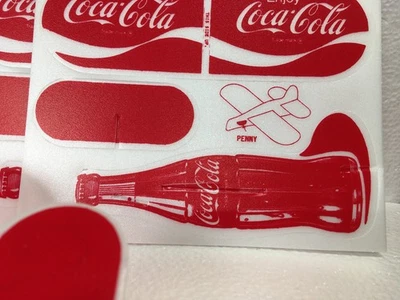 TEN (10)  ENJOY COCA~COLA   STYROFOAM   6" GLIDERS - SAFE PLAY - Image 1 of 4