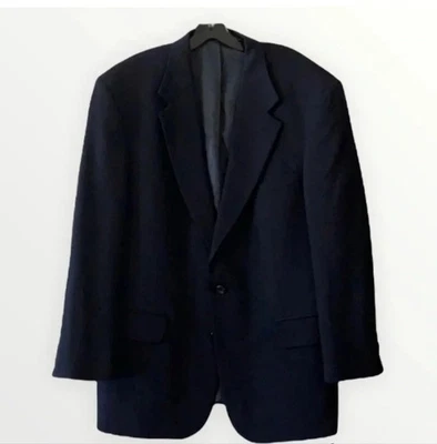 Chaqueta Blazer Oscar De La Renta Abrigo Deportivo Azul Marino Para Hombre Talla 44R Nueva Foto 1 de 4