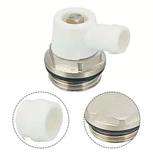 Enhanced Air Ventilation System Nickel Plated Radiator Vent Valve 12 Inch - Picture 1 of 10