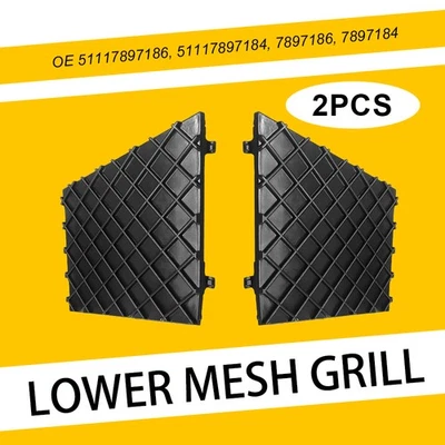 Front Bumper Cover Lower Mesh Grille Right for BMW 528i 550i 525i 7897184 I - Image 1 of 4
