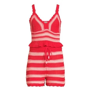 Madden NYC Crochet Tank Top and Shorts Set - Size Small XXL NWT - Picture 1 of 4