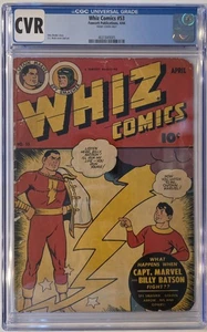 Whiz Comics #53 CGC CVR Portada Solo Edad de Oro Capitana Marvel Fawcett 1944 - Imagen 1 de 1