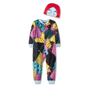Pijama Pesadilla Antes De Navidad Sally Dormitorio Cremallera - Negro 12 Meses Con Sombrero - Imagen 1 de 6