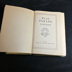 Play Parade von Noel Coward 1933 Vintage Hardcover Buch ohne Staubhülle - Bild 1 von 12