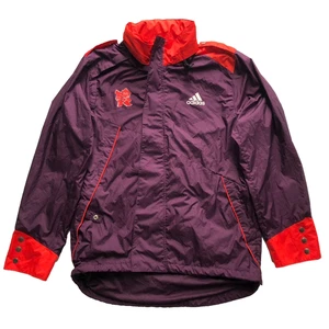 Chaqueta Adidas Para Hombre Mediana Púrpura Roja Juegos Olímpicos 2012 Deporte Atletismo Correr - Imagen 1 de 8