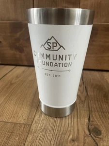 Spanish Peaks Community Foundation (SP) NWOT White Stanley 16oz Insulated Cup - Picture 1 of 5