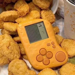 2023 McDonald's McNuggets Tetris-Handheld Game console with DIY sticker for kids