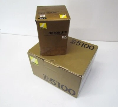 Nikon D5100 Kamera mit Objektiv Nikkor 18-55mm 16,2 Mpix Spiegelreflex - Bild 1 von 4