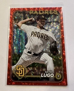 2024 Topps Series 1 Seth Lugo #291 Red Foil Parallel /199 San Diego Padres - Picture 1 of 2