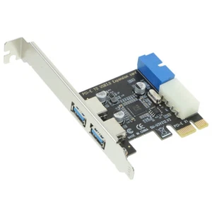 Scheda di espansione USB 3.0 Express PCIE a doppia scheda hub USB interna USB 3.0 - Foto 1 di 12