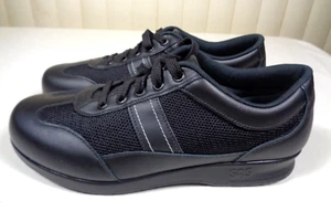 SAS Women's shoes B9361592 Black FT mesh leather size 7.5 M Lace-up ~ NEW - Picture 1 of 17