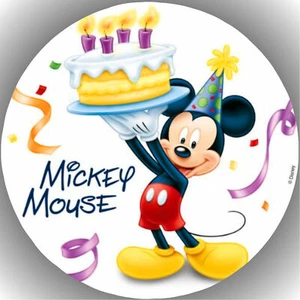 Tortenaufleger Geburtstag Party Tortenbild Fondant - Oblate Micky Maus P69 - Bild 1 von 1