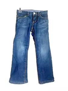 BABYGAP Girl's Denim Jeans Pink Fleece Lined Insulated Straight Leg Size 4 T - Picture 1 of 11