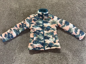 Girls Jacket Reebok Size 7 - 8 Coat Mid Weight Full Zip Multicolor Winter Gear - Picture 1 of 8