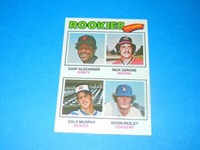 1977 TOPPS DALE MURPHY RICK CERONE ROOKIE CARD #476