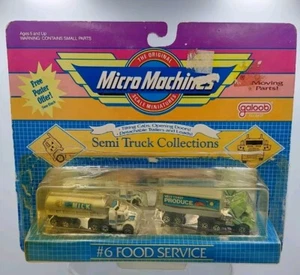 Micro Machines Food Service #6 Semi Truck Collection Neu Neu in OVP 1989 - Bild 1 von 7