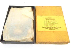 8A General Hardware MFG Co Trammel Points One Set n. 520 con punti ago sigillati - Foto 1 di 4