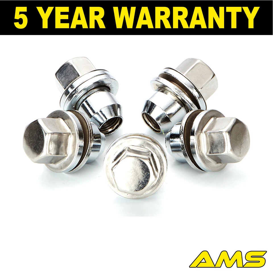5x Wheel Nut Stainless Steel 22mm Hex Fits Land Rover Discovery Sport 1998-2019 - Image 1 of 1