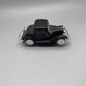 Motor Max Black 1932 Ford Coupe Hot Rod Diecast Toy Car 1/43 #C4057 4” MR - Picture 1 of 5