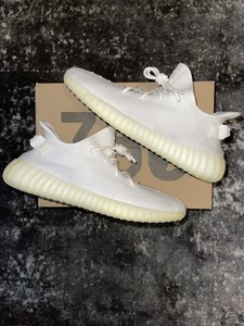 solid white yeezys