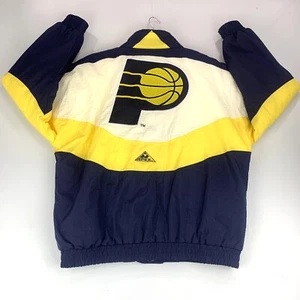 Vintage NBA Apex One Indiana Pacers Zip Up Puffer Jacket. Adult Size Large. 90’s - Picture 1 of 12