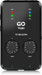 TC HELICON GO TWIN 2-channel Audio Interface Black From Japan New - Picture 1 of 5