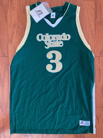 Colorado State 3 Mens XL (Russell Brand) Paneled Game Jersey Cover