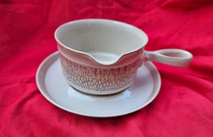 Denby CHANTILLY.   Gravy Boat y Stand. - Imagen 1 de 5