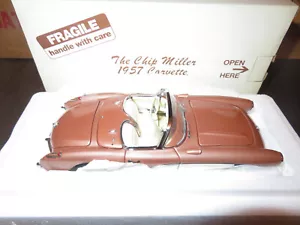 Danbury Mint Chip Miller 1957 Chevy Corvette 1/24 - Picture 1 of 5