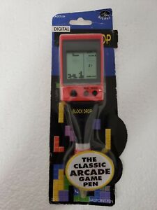 New Block Drop Tetris Classic Arcade Game Ballpoint Pen Video Game Handheld