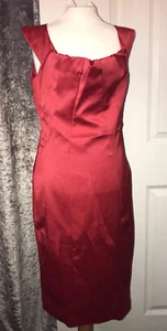 Bright Cherry Red karen millen dress 🍒🍒 Uk 10 £150 Tags STUNNING. NEW - Picture 1 of 10