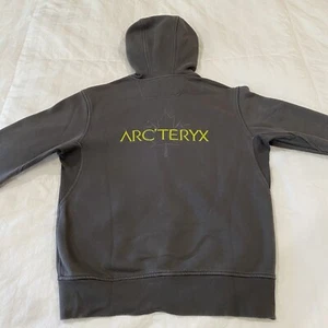 Arcteryx Embroidered Leaf Full Zip Hoody - Near Excellent - Mens Small - Grey - Bild 1 von 9