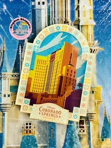Imán Torre Gran Destino 2025 Parques Disney Walt Disney World Coronado Springs - Imagen 1 de 1