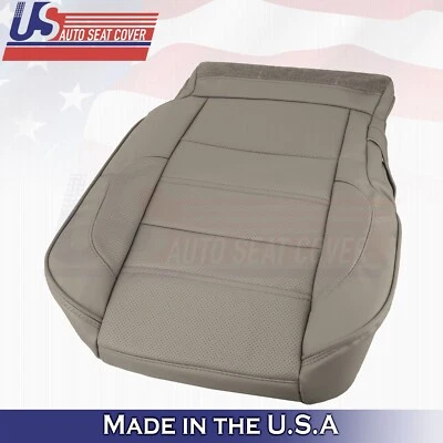 2015 to 2019 For GMC Yukon Denali 2nd Row Driver Bottom Leather Seat Cover Tan - Image 1 of 4