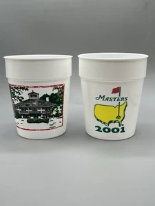 Taza oficial Masters 2001 de plástico Augusta National Golf Club Tiger Woods 2 - Imagen 1 de 8