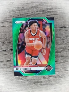2024-25 Panini Prizm - Amen Thompson #118 Green Prizm - Picture 1 of 2