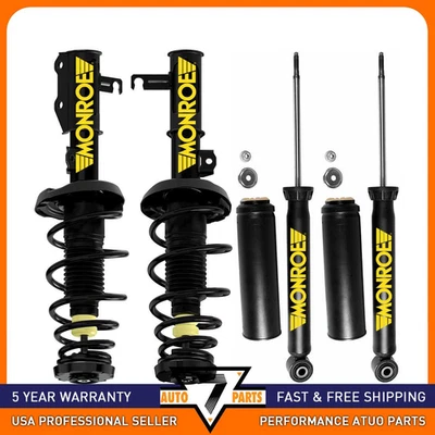 Front Strut w/ Coil Spring Rear Shock Absorber for 2014-2019 Chevrolet Impala - Image 1 of 4