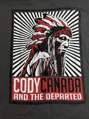 Camiseta Cody Canada And The Departed Banda Concierto Talla Grande Negra Foto 1 de 4