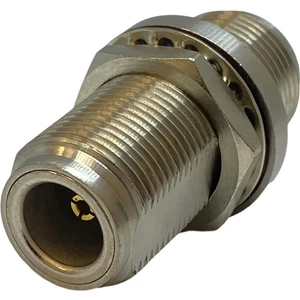 Adaptador Coaxial Tipo N (f) - Tipo N (f) Montaje en Panel DC-12.4Ghz 50Ohm - Imagen 1 de 3