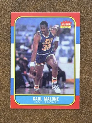 Fleer Karl Malone Rookie #68 Jazz 1986-87 Foto 1 de 4