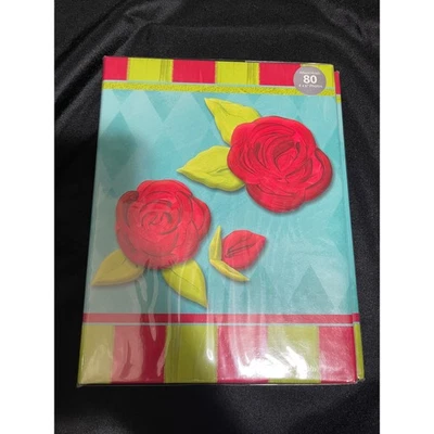 Red Rose Floral Y2K Photo Album Hardcover 80 Capacity - 4x6 - Image 1 of 4
