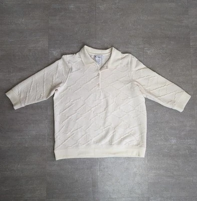 Suéter Maggie Sweet Mujer Vintage Color Blanco/Crema Talla Grande Foto 1 de 4