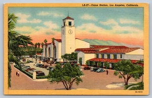 Union Station Los Angeles Kalifornien Postkarte - Bild 1 von 2